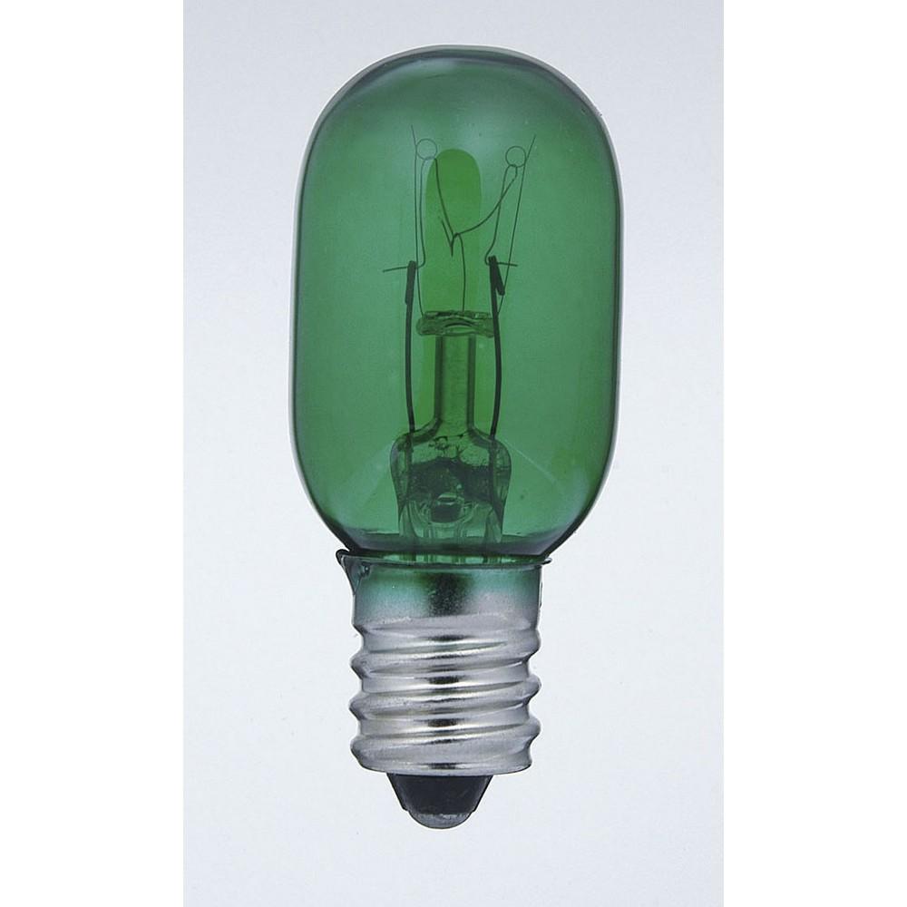 ELPA Fabric-Covered Nutshell Bulb E12 5W Green G-05H(G)