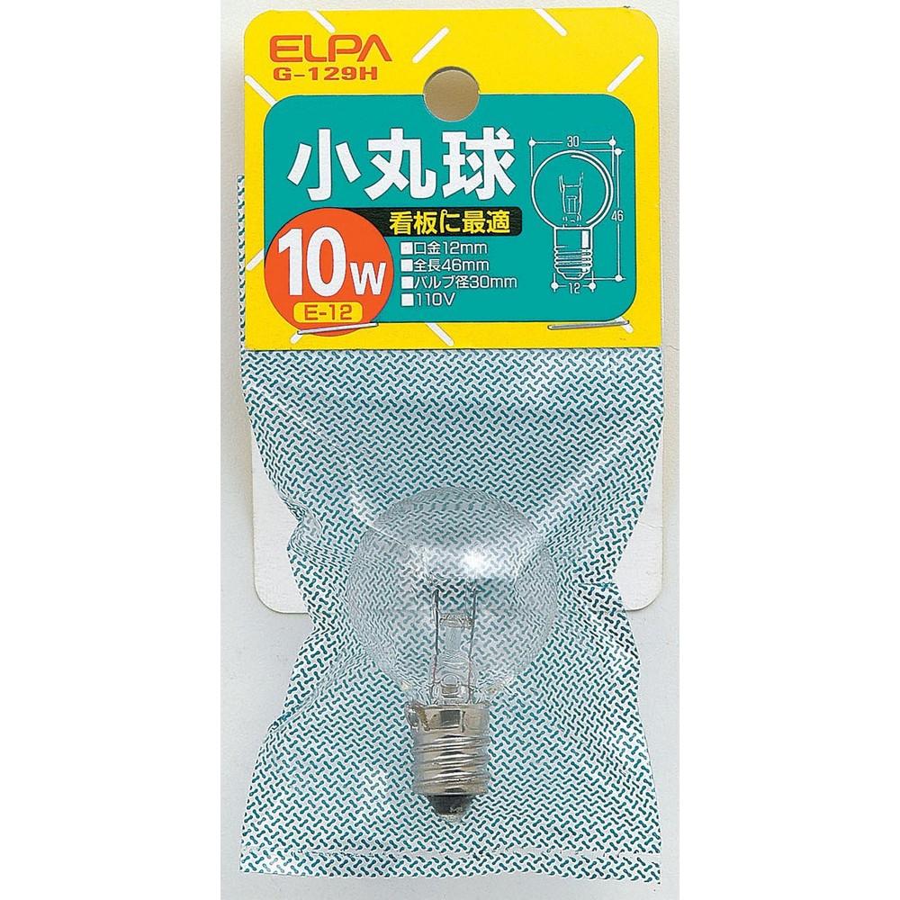 Asahi Electric ELPA Small Round Bulb G-129H