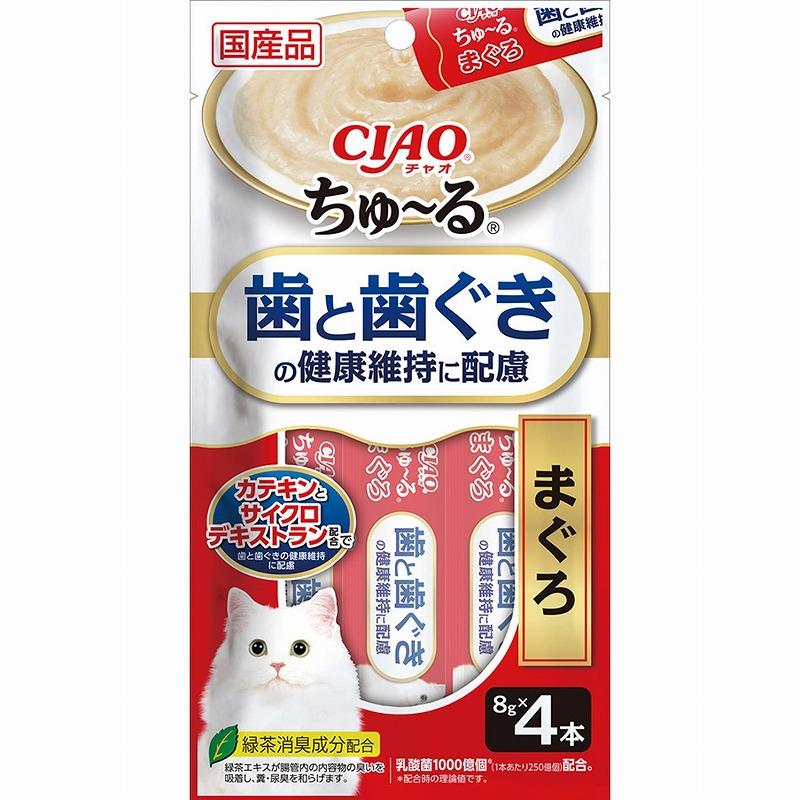 CIAO Churu Formulated for Dental and Gum Health Tuna Flavor 8g × 4 Sticks
