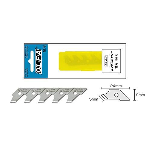 OLFA Cutter Replacement Blades Compass Cutter Replacement Blades 15-Pack XB57