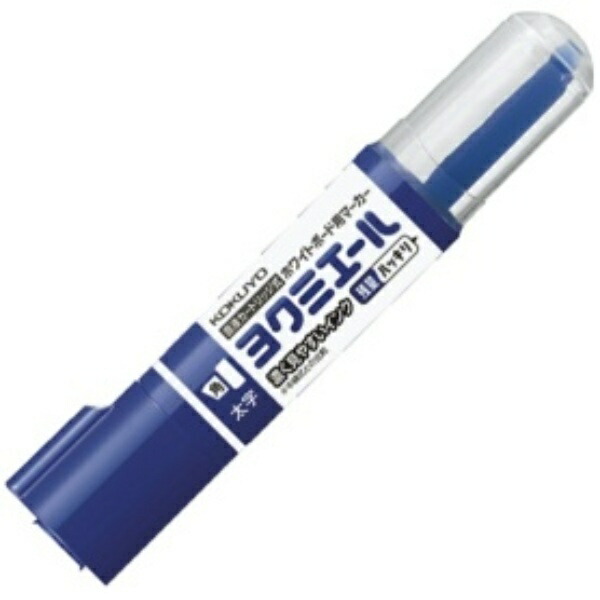 KOKUYO Whiteboard Marker Yokumier Bold, Square Tip Blue PM-B513NB 1 piece
