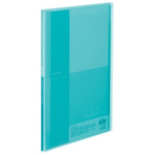 KOKUYO Clear Book (Glassele) Fixed Type A4 Vertical 10 Pockets Light Blue LAR-GL10LB 1 Book