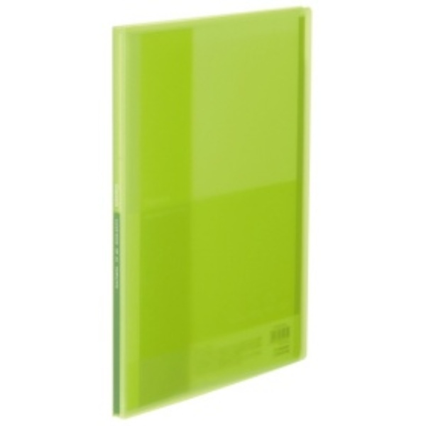 Kokuyo Clear Book (Glassele) Fixed Type A4 Vertical 10 Pockets Light Green Ra-GL10LG 1 Book
