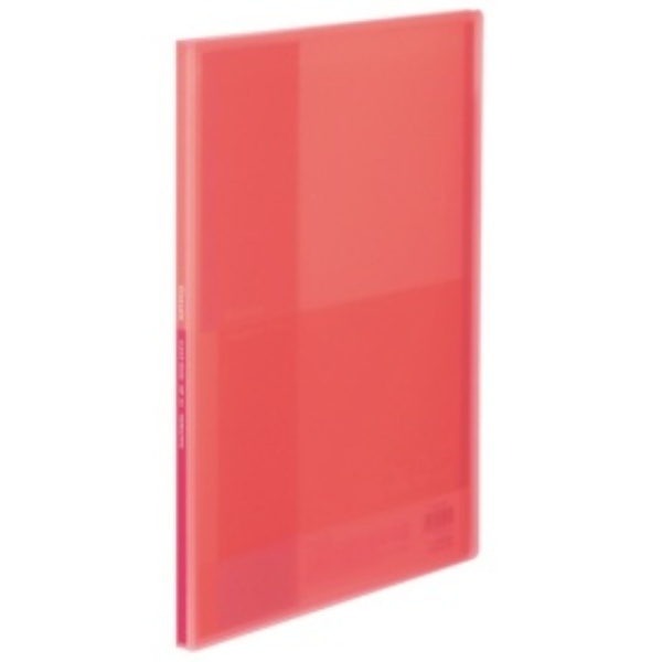 KOKUYO Clear Book Glassel A4 10 Sheets Coral Pink