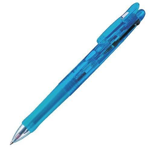 ZEBRA Clip-On G 2C Ink Color: Black/Red Barrel Color: Light Blue B2A3-LB