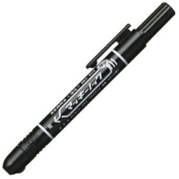 Zebra Oil-Based Marker Mackie Knock Fine Point Black P-YYS6-BK 1 piece