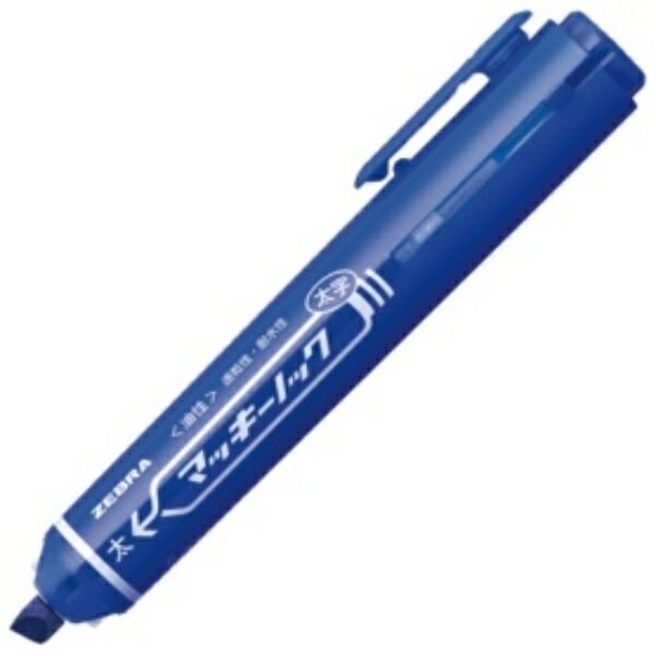 Zebra Oil-Based Marker Mackie Knock Bold Blue P-YYSB6-BL 1 piece