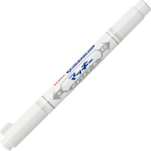 Zebra Mackie Paint Marker Fine + Extra Fine Tip White YYTS20-W 1 piece