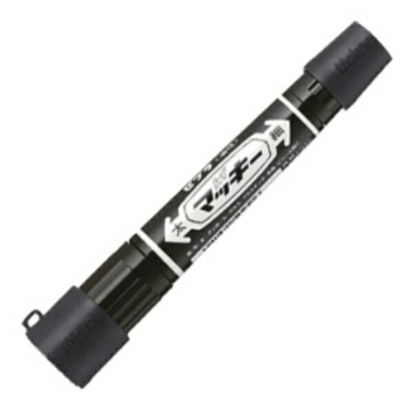 Zebra Oil-Based Marker Hi-Marky Square Tip Bold + Round Tip Fine Black with Cap Jacket P-MO-150-MC-BKJ 1 piece