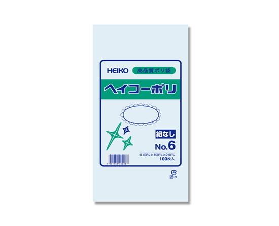 HEIKO Poly Standard Bag HEIKO Poly 03 No.6 No Drawstring 006610601