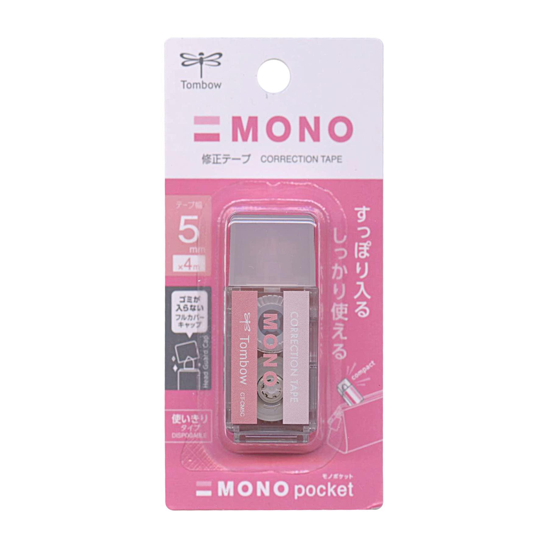 Tombow Pencil Correction Tape Mono Pocket 5mm x 4m Pink CT-CM5C80