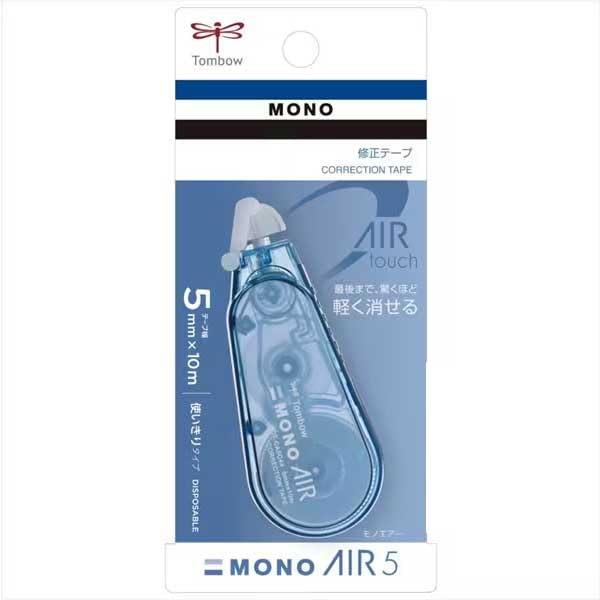 Tombow Pencil Correction Tape Mono Air 5mm Width × 10m Ash Blue CT-CA5C44