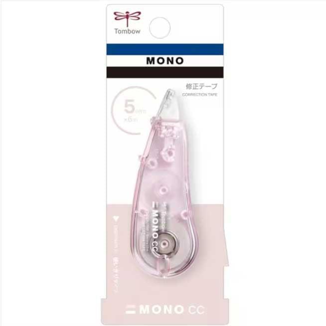 Tombow Pencil Correction Tape Mono CC 5mm Width × 6m Soft Pink CT-CC5C82