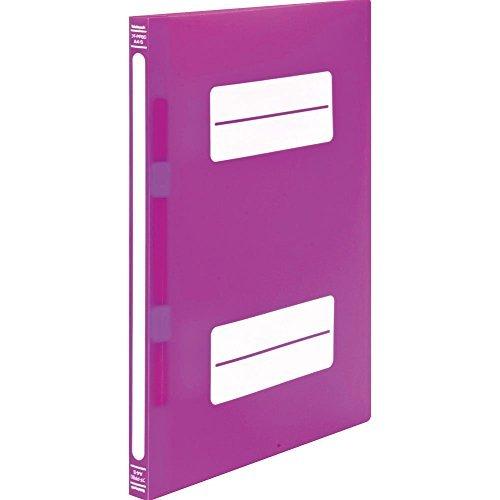 Nakabayashi Flat File A4 Size S・150-Sheet Capacity (PP Material・Semi-Transparent Type) F-PP80VC Violet 1 Book