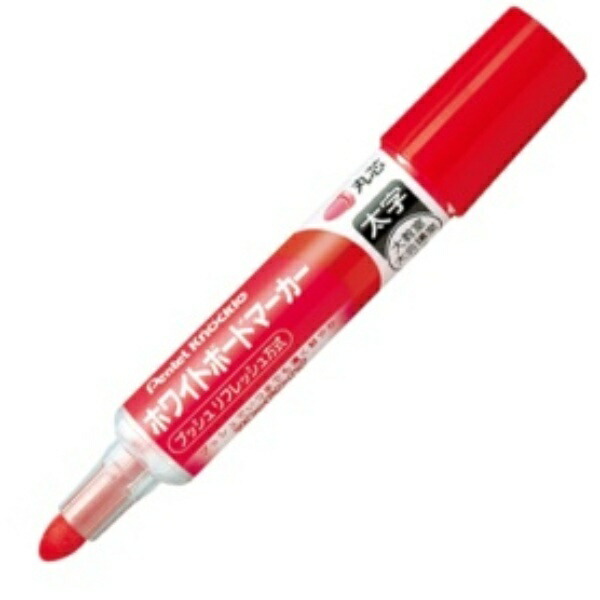 Pentel Whiteboard Marker Knockle Bold Round Tip Red EMWL5W-B 1 piece