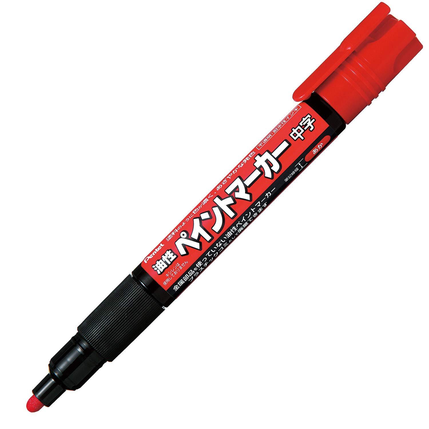 Pentel Oil-Based Paint Marker Medium Tip MMP20-B Red