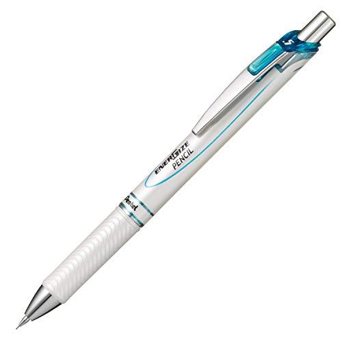Pentel Enagel 0.5mm Mechanical Pencil, Pearl White Sky Blue Barrel PL75-SW