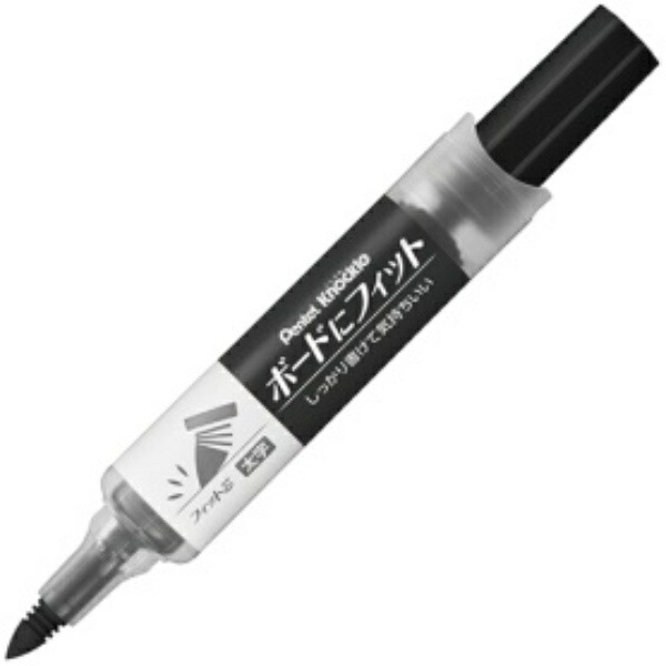 Pentel Whiteboard Marker Knockle Board Fit Bold Black EMWL5BF-A 1-Pack