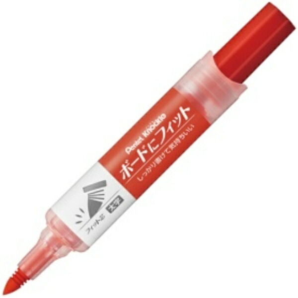 Pentel Whiteboard Marker Knockle Board Fit Bold Red EMWL5BF-B 1 piece