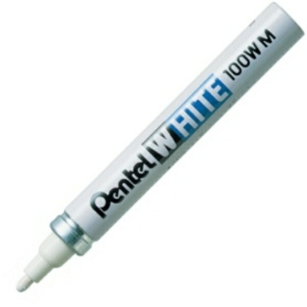 Pentel Oil-Based Paint Marker White Medium Tip X100W-MD 1 piece
