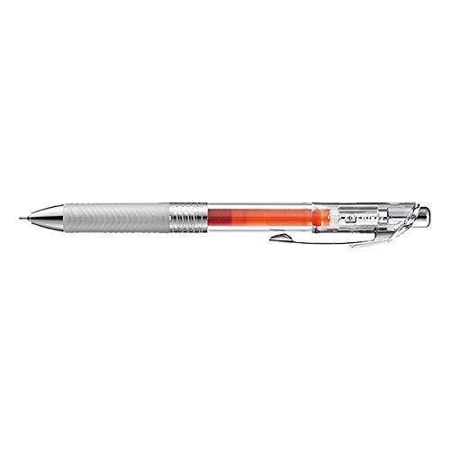 Pentel Ballpoint Pen Gel Ink Energel Infree 0.7mm Clear Barrel BL77TL-F Orange