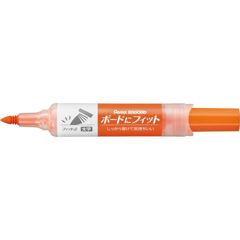 Pentel Whiteboard Marker Knockle Board Fit Bold Orange EMWL5BF-F