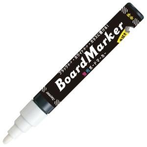 Reimei Fujii Fluorescent Board Marker Medium Tip White LBM1046W 1 piece