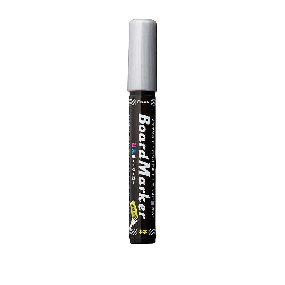 Fluorescent Board Marker, Medium Point, Silver