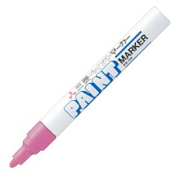 Mitsubishi Pencil Oil-Based Paint Marker Medium Round Tip Pink PX20.13 1 Piece