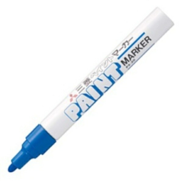 Mitsubishi Pencil Oil-Based Paint Marker Medium Round Tip Blue PX20.33 1 Piece