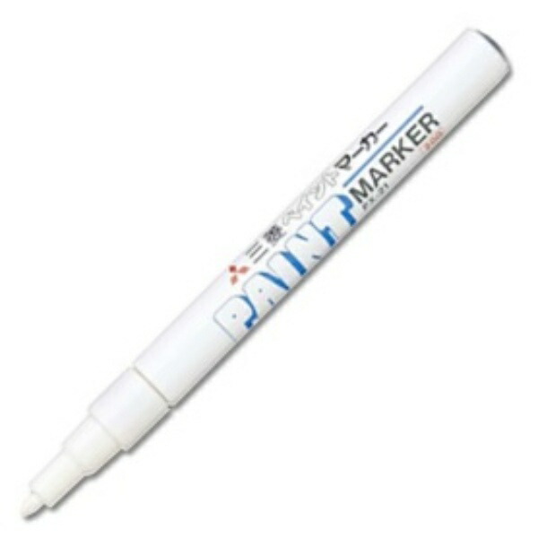 Mitsubishi Pencil Oil-Based Paint Marker Fine Round Tip White PX21.1 1 Piece