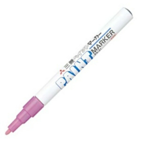Mitsubishi Pencil Oil-Based Paint Marker Fine Round Tip Pink PX21.13 1 Piece