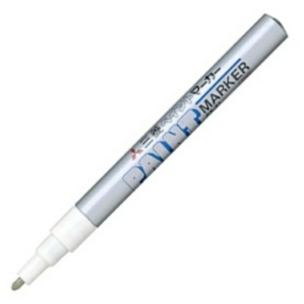 Mitsubishi Pencil Oil-Based Paint Marker Fine Round Tip Silver PX21.26 1 Piece