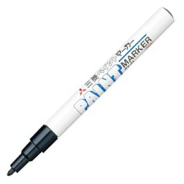 Mitsubishi Pencil Oil-Based Paint Marker Fine Round Tip Black PX21.24 1 Piece