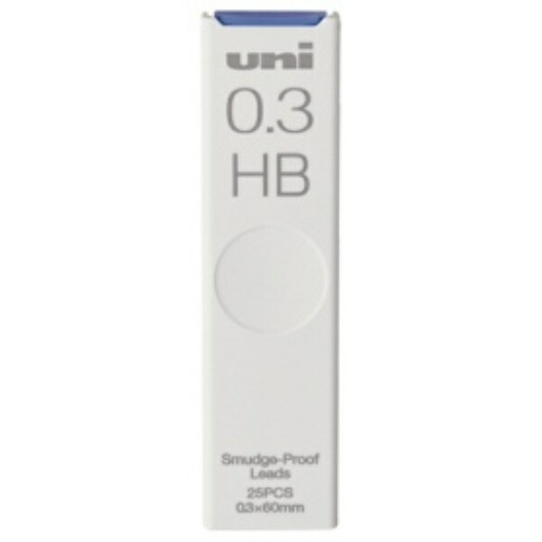 Mitsubishi Pencil Uni 0.3mm HB Refillable Pencil Lead ULS0325HB 1 Pack (25 Pieces)