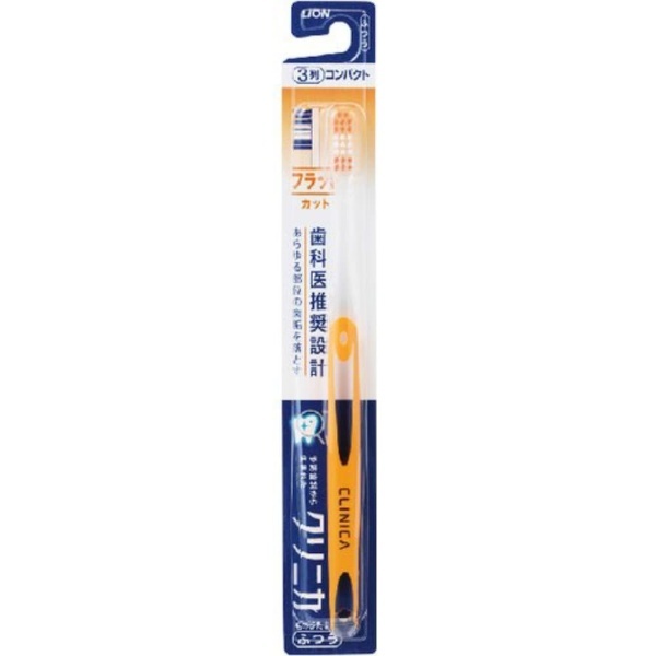 Lion Clinica Toothbrush Flat Cut 3-Row Regular