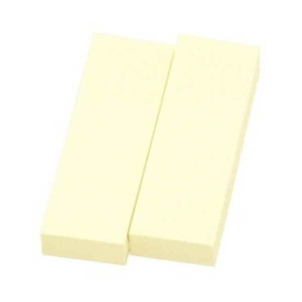 Lion Office Supplies Repeta Reusable Sticky Notes 76.2 x 25.4 mm Yellow RL-10 1 Pack (2 Books)