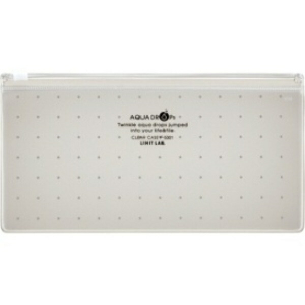 Rihitorabu Aqua Drops Clear Case PEN (Passbook) Milky White F5301-1
