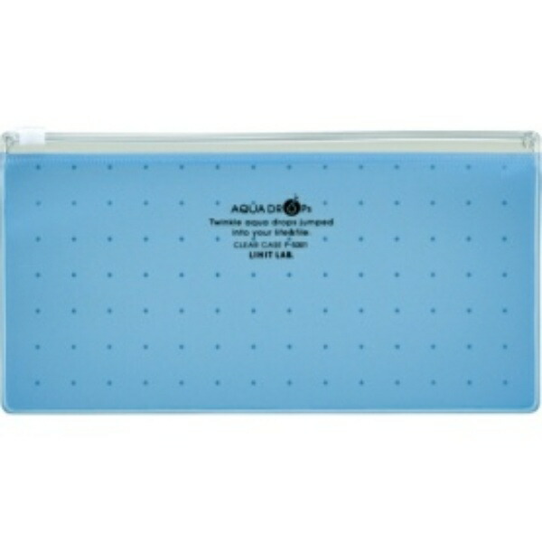 Rihitora Aquadrops Clear Case PEN (Passbook) Blue F5301-8