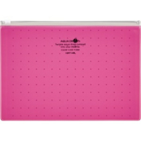 Rihitorabu Aqua Drops Clear Case A5 Red F5302-3