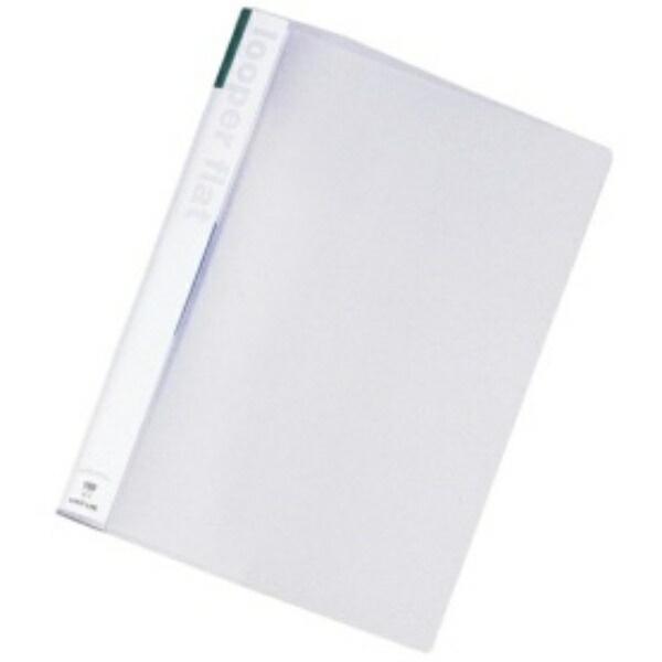 Rihitorabu Slim Ring Binder Looper Flat File A4 2-Hole Green F52-7