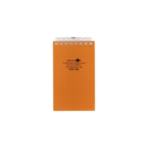 Rihitorabu Twist Ring Notebook Memo Size 8-Hole Orange N1661-4