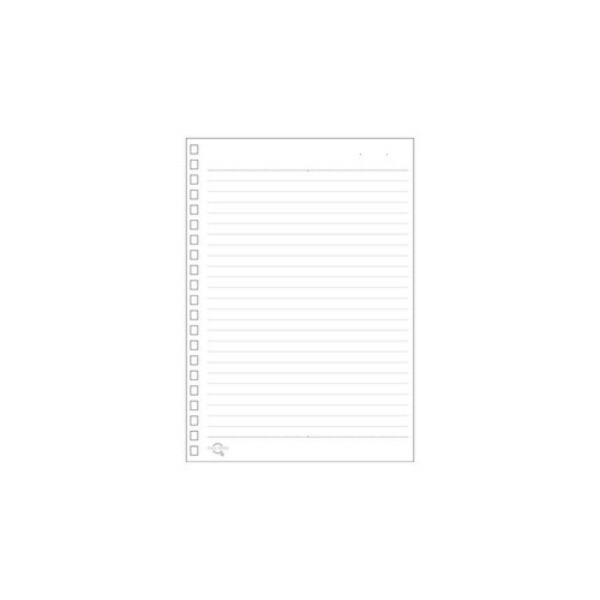 Rihitorabu Twist Ring Notebook Replacement Sheets B6 Size B-Ruled 21-Hole 1 Set = 30 Sheets N1666