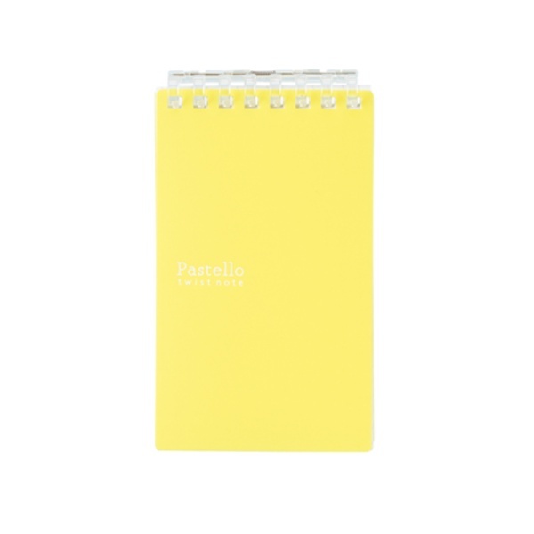 Lihit Lab. Pastello Twist Notebook (Memo Size) 5 Yellow Memo Size 8-Hole N-1961-5