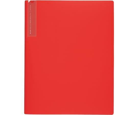 LIHITLAB ALCLEA Slim Clear Book 10 Sheets  Red N7760-3