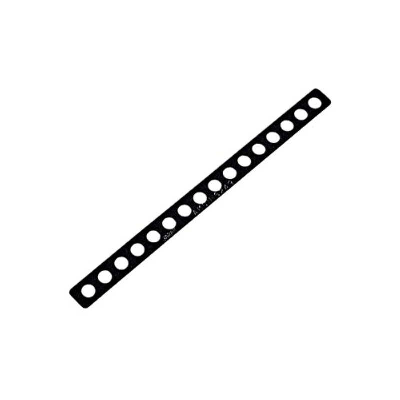 Amon Mounting Bracket Black Hole Diameter 7mm 15×198mm G249