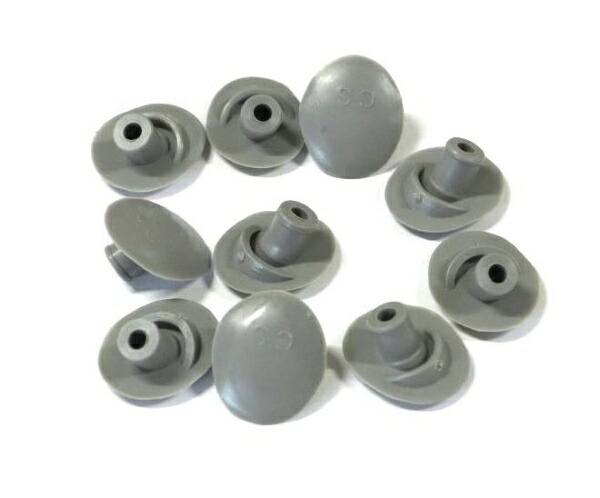 Stem Caps, 10-Pack (Small), Gray