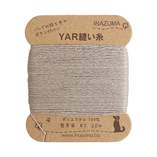 INAZUMA YAR Sewing Thread No. 5 20m Roll #3 Ivory YAR5-3