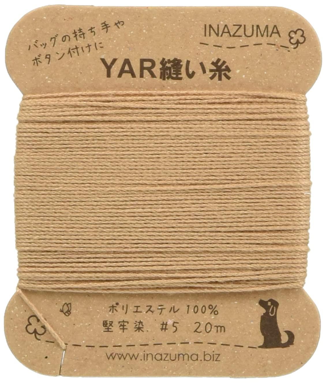 INAZUMA YAR Sewing Thread No. 4 20m Spool #4 Beige YAR5-4