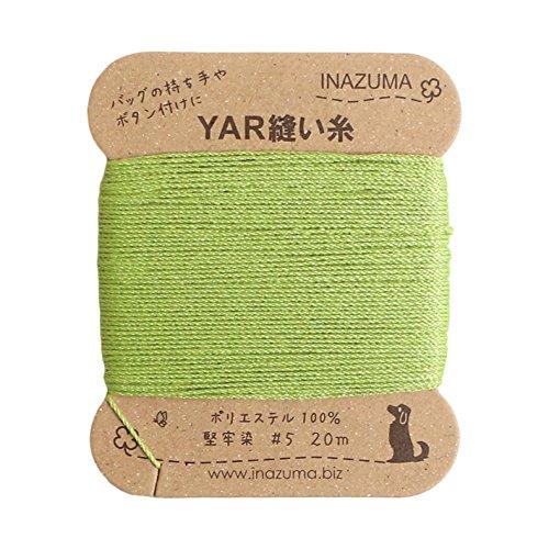 INAZUMA YAR Sewing Thread No. 5 20m Roll #12 Light Green YAR5-12